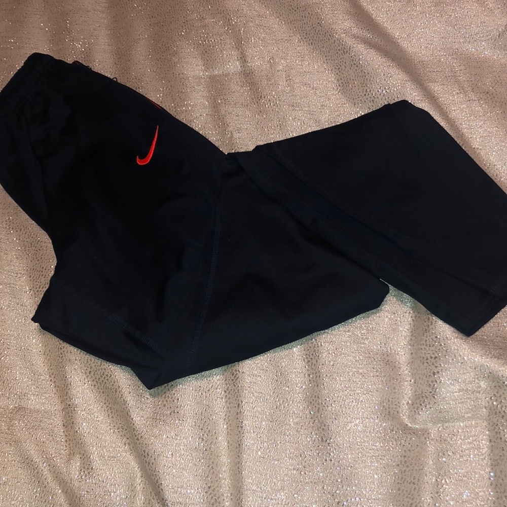 Navy blue nike sweat pants